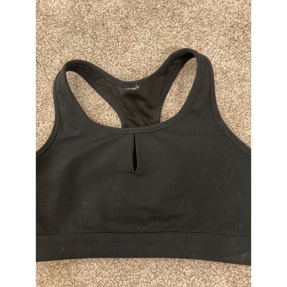 Fabletics Black Sylvia Keyhole High Impact Sports Bra, S - Picture 4 of 7